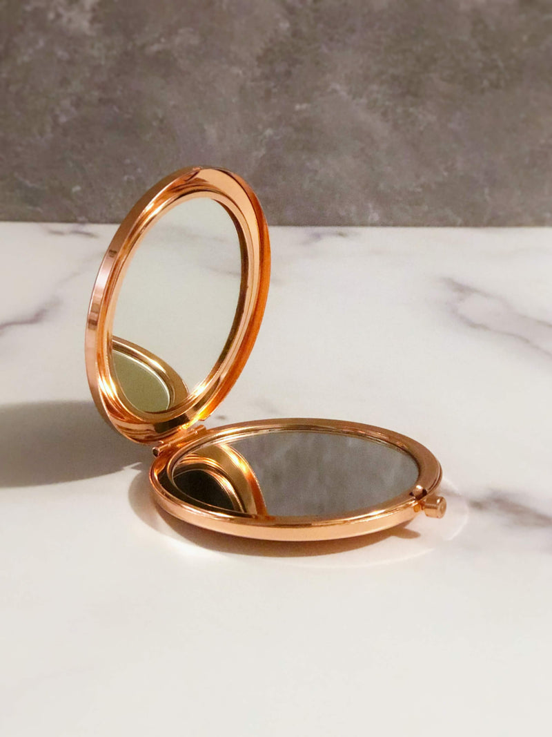 "Better Late Than Ugly" Compact Mirror