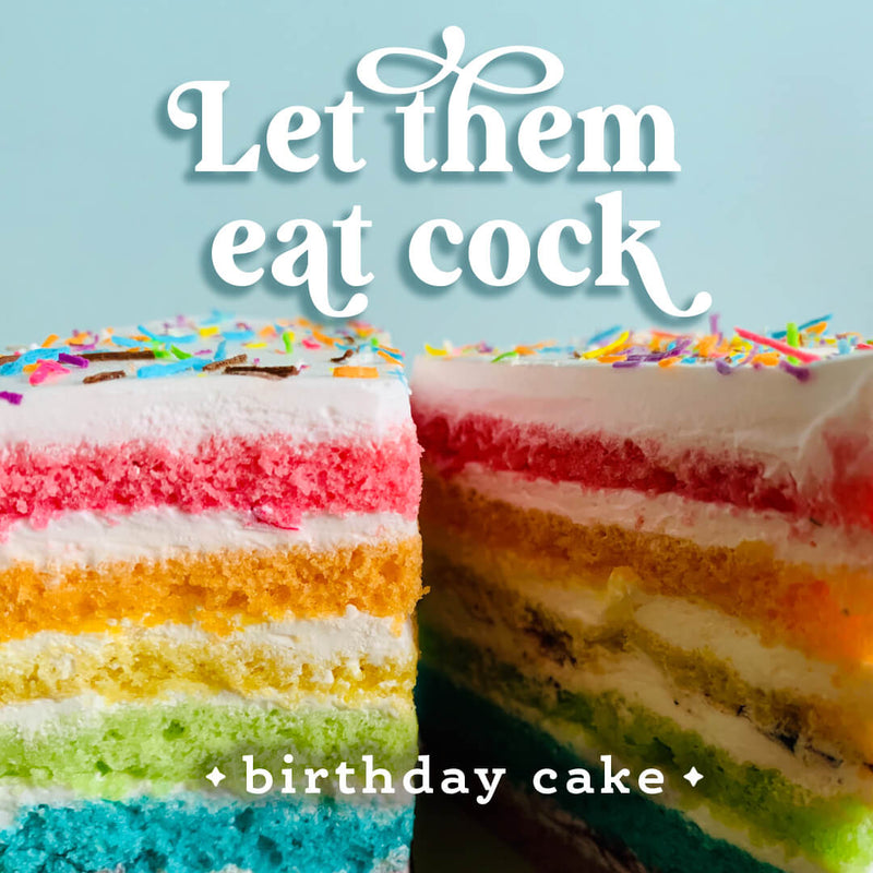 Let Them Eat Cock Candle