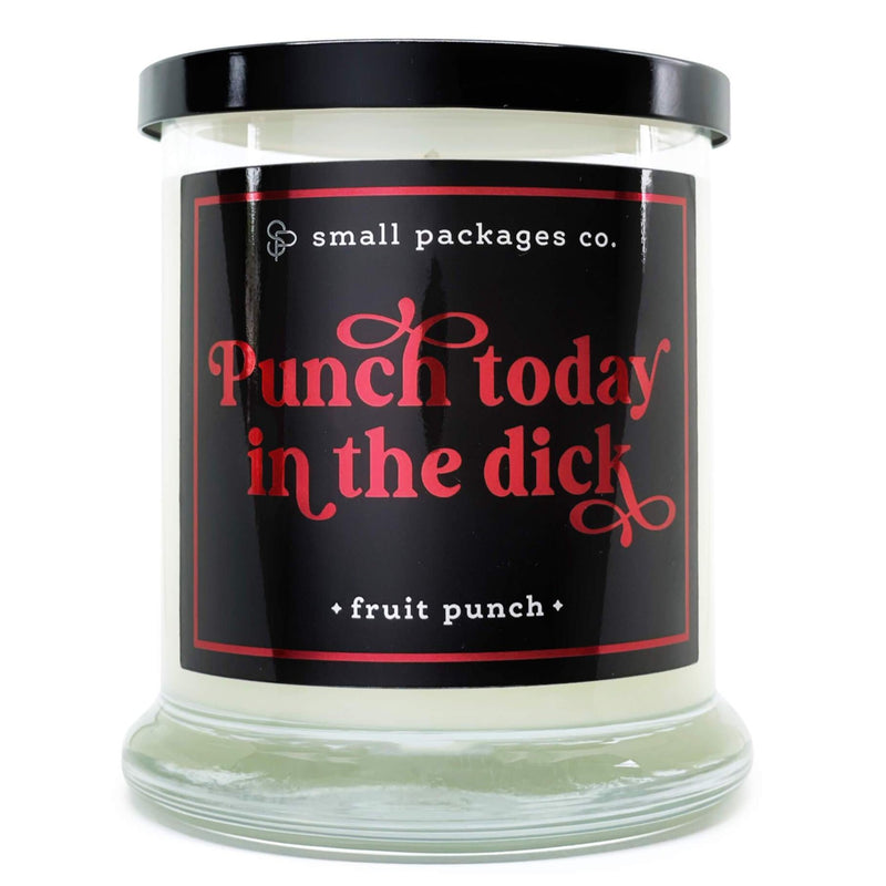 Punch Today in the Dick Candle