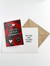 "I Love You for your Personality" Greeting Card