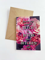"You're My Favorite Bitch" Greeting Card