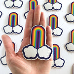 Rainbow Penis Sticker