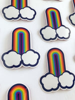 Rainbow Penis Sticker
